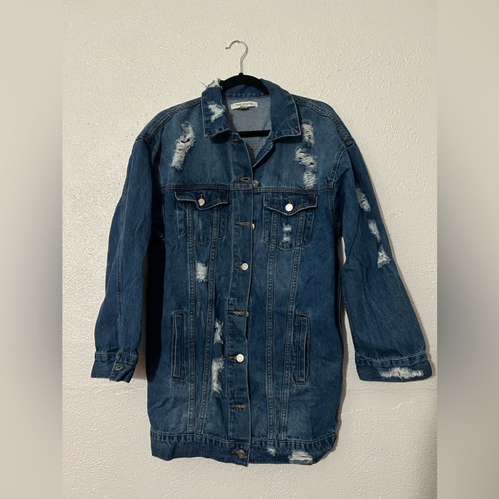 Long/oversized Denim Jacket